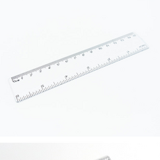 15cm 직자 학생용 플라스틱자