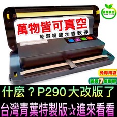 青葉牌 P299 真空包裝機 舒肥機 台灣製造 兩年保固, 90%人選擇｜P293+50袋,藍色+送充氣管｜2026版