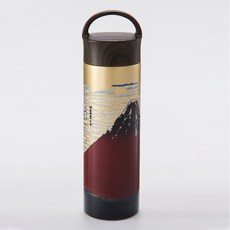 Reach Will 魔法瓶 日本傳統文化不鏽鋼馬克杯保溫保冷隨行杯, 1個, 400ml, 赤富士