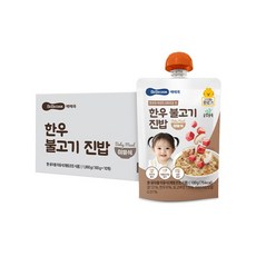베베쿡 실온이유식 완료기 한우 불고기 진밥, 100g, 10개