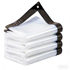 투명 방수 타포린 정원 방수 투명 폴리 방수포 식물 커버 그로밋이있는 절연 창고 천, 01 Espessura 0.18mm