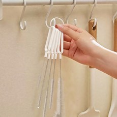 BEST-BB 빨대 세척솔 5개입, 화이트, 1세트