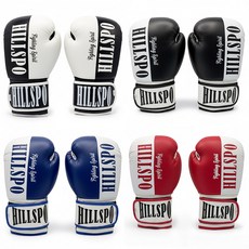 한정판매 힐스포 복싱글러브 스파링글러브 권투장갑 권투글러브, 블랙, 1개, 16온스