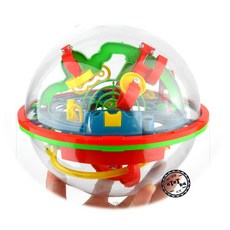 叮叮 最大顆100關智力球 3D立體迷宮球 魔力益智球 兒童益智玩具, 1個, 單組
