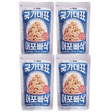 국가대표 어포 빠삭 빠사삭 빠삭이 맛샘 쥐포 간식 80g, 4개