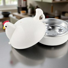 전자렌지 계란 찜기 미니 에그 스티머 간편 만두 호빵 스팀 쿠커