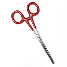 쏘잉스타 겸자 칼라겸자 코팅겸자 (빨강), 1개