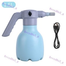 自動噴水壺 澆花神器 家用電動噴霧器 充電灑水壺, 1.5L藍色, 1個