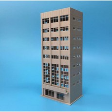 1/150 N規比例貿易大樓拼裝模型 - 高品質塑料樓房場景, 1個