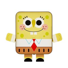 AREAX磚區 海綿寶寶海派甜心派對-愛心發射 SB82108 超萌清潔海綿, 1個