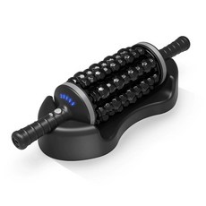 전동 마사지 롤러 종아리 허리 등 붓기제거 자동 안마기, 그레이 3세대 전문가용 5단 자동, 1개, 기본 색상