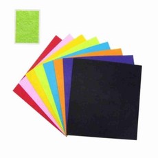 부직포 4절 연두색 44x44 봉재용부직포