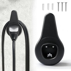 SZAWINLI 테슬라 자동차 충전기 브래킷 모델 3/Y/S/X 충전 케이블 벽 마운트 브래킷에 적합 휴대용 전기 액세서리 후크실내/실외 사용에 적합 185346, SZAWINLI 테슬라 자동차 충전기 브래킷, 모델 3