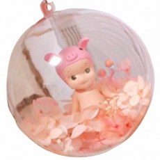 원형 투명공 아크릴볼 9cm 아크릴구 투명통케이스 투명원통케이스 아크릴공 아크릴돔, 투명공원-9cm