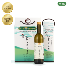 (특1호 특허제품) 전통항아리에서 자연발효 배양한 12가지혼합발효액+인삼열매 발효액 2병 [원산지:국산(충청남도 당진시)], 2개, 750ml