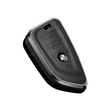 CRONICLE 皮革BMW智能鑰匙保護套 適用X 3 4 5系列 6GT 520 530, 黑色, BMW G車身類型