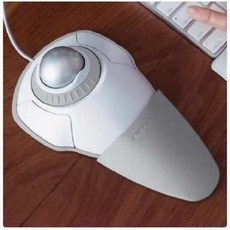 트랙볼 트렉볼 마우스 슬림블레이드 드로잉 손가락, 화이트(실버 볼) 유선, 정품