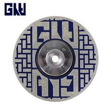 지스비 프리미엄 멀티 다이아몬드 날 125mm 플랜지타입 타일 대리석 철근 콘크리트 절단 연마 GCD 05D 002, 1개