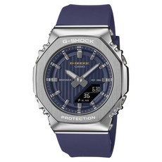CASIO 卡西歐 G-SHOCK 女性金屬錶殼珍愛之心精選樹脂手錶 GM-S2110SH-2AJF