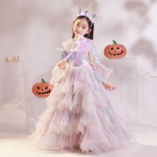 코스프레 할로윈코스튬 제품 무대의상 귀여운복 코스튬 파티 뿔장식 소녀
