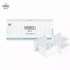 貓卜力 Moboli 河流濾芯 陶瓷替換濾芯 循環電動水流貓用寵物飲水機, 1個, 濾芯3入組