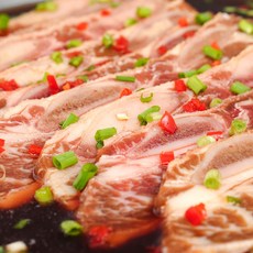 미국산 양념 LA갈비 간편조리, 3개, 500g