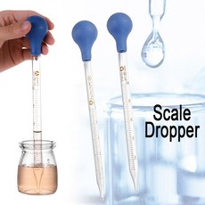 고무 유리 피펫 액체 전달 다기능 테스트 튜브 스케일 라인 실험실 용품 10ML, 없음, 3) 2ml