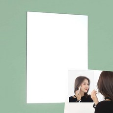 포근한잡화점 30x40cm 직사각 붙이는 아크릴 안전거울 벽부착거울 유아 아크릴거울