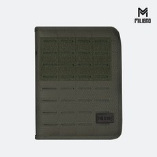 필립 전술 오거나이저 노트 - 업무용 회사 북파우치 밀리터리 파우치 노트북 바인더 군사 벨크로 패치 A5, 국방