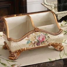 유럽 레트로 빈티지 엔틱 황금 서랍 나비 정리대 화장대 서랍장 수납장 테이블, 1033골드 부용 C타입