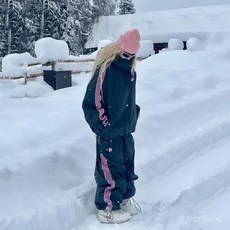 臺灣出貨2024新款滑雪服女套裝男款單闆防水防風專業防寒戶外滑雪衣褲可開發票
