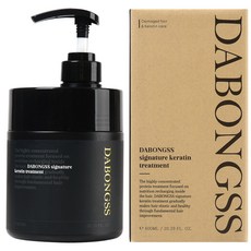 [REAL백화점입점][다봉쓰] 미용실 노워시 바르는 극손상 고함량 단백질 트리트먼트 헤어팩 (베이비 파우더향), 600ml, 1개