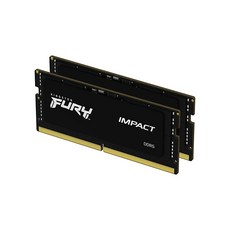 Kingston 퓨리 임팩트 64GB (2x32GB) 5600MTs DDR5 CL40 노트북 메모리 2개입 (KF556S40IBK2-64)