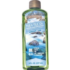 ECOSENSE 浴廁專家清潔劑12倍濃縮，有效去除皂垢水漬，浴室清潔劑推薦, 1個, 237mL