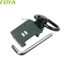 슬링 마운트 전술 금속 오프셋 장착 어댑터 레일 퀵 릴리스, 1개, 2. Type A GN QD buckle