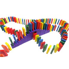 어린이집 원목 도미노 게임 집중력 교구 도미노놀이 유아생일선물