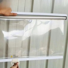 쇼케이스 롤스크린 가림막 냉장고 블라인드 투명 편의점
