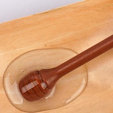 나무 꿀 봉 막대 머들러 뜨개 허니디퍼, 1개, 옻칠나무