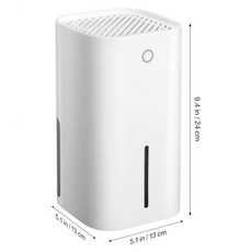 臥室地下室乾燥機電子除溼機靜音除溼器家用空氣抽溼機源頭廠家, 白色:國內可用
