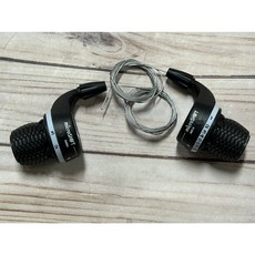 火雞TtH 微轉 microSHIFT M25-8 24速 3x8速 定位旋轉式變把, 1個, 單左3速