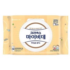 크리넥스 마이비데 키즈 화장실용 물티슈 캡형, 42매, 1개