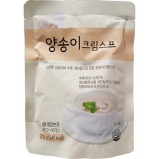 사랑과정성 양송이 크림 스프 200g 국산 친환경 즉석 이강산닷컴, 3개