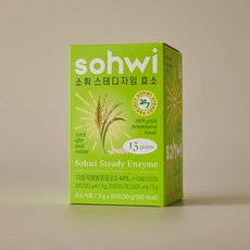 소휘 스테디자임 소화 효소 곡물 발효 임산부 무첨가 효소제, 90g, 1개