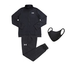 UNDER ARMOUR Boys UA 針織運動服上下套裝運動褲 + 時尚面具