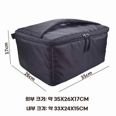 다용도 낚시 카메라 가방 방수 수납 사진사 카메라가방 부품 방수 휴대용, I. X90블랙격실5개포함