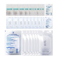 勤達醫療台灣原廠-醫療用滅菌透明敷料10片組(6x7cm/10X12cm)Q1-Q3-Q4公司貨, 1個, Q4-6x7cm 10片/組(框型)