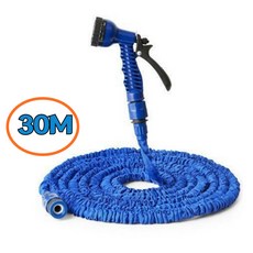 3배확장 멀티 고압분사 매직호스 원예호스 30M, 블루, 1개