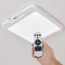 사는잼 LED 엣지 대용량 5000mah 8W 무타공 원형 충전식 벽등/현관조명(센서등) 리모컨포함, 사각, 1개