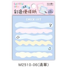 SEASON 彩色便條紙, 1個, M2510-06（清單）