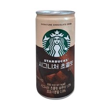 스타벅스 시그니처 초콜릿 200mlx6캔, 200ml